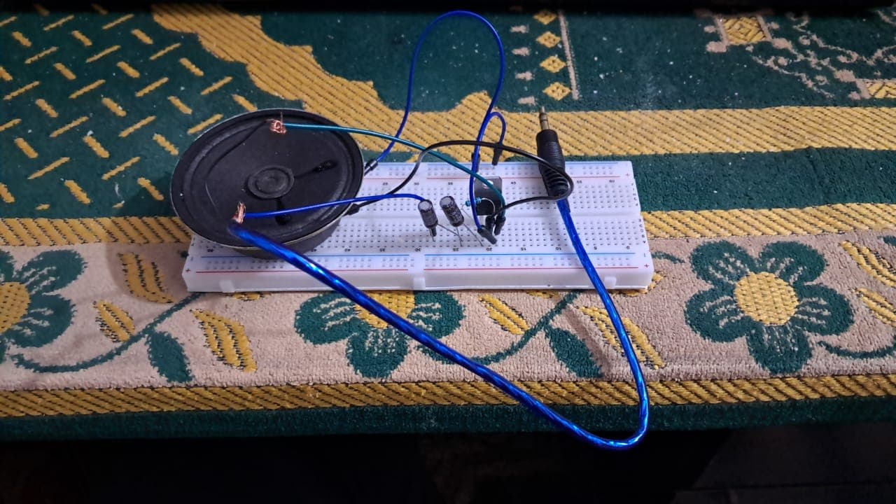 Simple audio Amplifier